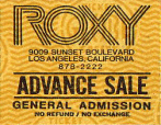 A presale ticket, 1.23.87